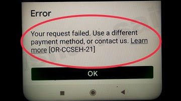 Google Play Store Add Credit or Debit Fix Your request failed Use a different payment method Problem