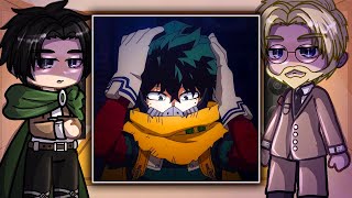 Aot React To Dark Deku // Izuku Midoriya // Gacha Club