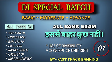 Data Interpretation Special Batch | DAY- 01 | Exam-Oriented Content | Basic - Moderate - Advance |