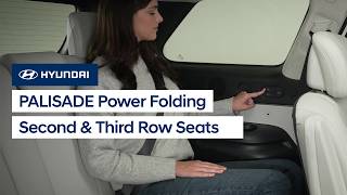 PALISADE Power Folding Second and Third Row Seats | Hyundai