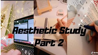 Aesthetic Study Part 2 | Tiktok Compilation