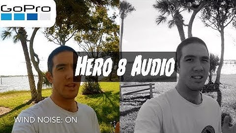 GoPro Audio Test Hero 8 Black Settings For WIND NOISE