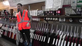 Banbury North Signalbox  A guided tour of the working of the 'box.