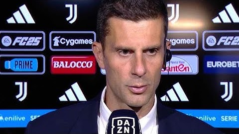 LE PAROLE DI THIAGO MOTTA DOPO (JUVE - NAPOLI) AI MICROFONI DI DAZN