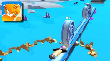 Spiral Roll Gameplay Level 301-305 | Spiral Roll iOS Android All Levels Gameplay