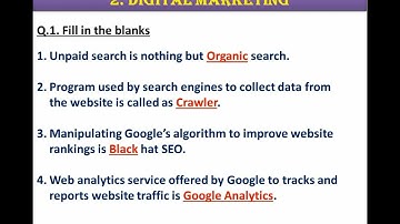 Chapter. 2 DIGITAL MARKETING (EXERCISE) | INFORMATION TECHNOLOGY | 12th Commerce