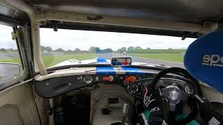 FULL RACE - Last to first battle & last lap move - Jack Rawles - Austin Healey 3000 Snetterton 2023