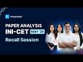 🔍 INI-CET May 2026 Paper Analysis | Mega Recall Session by India’s Top Educators 📊
