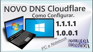 Novo DNS Cloudflare Como Configurar no PC e Notebook