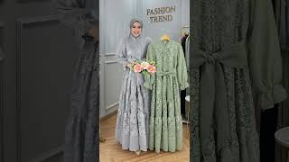 Maxi Dress Lalisa Brukat Glitter Furing Hyget Organza #MaxiDressLalisa #shortsid #shopeevidio