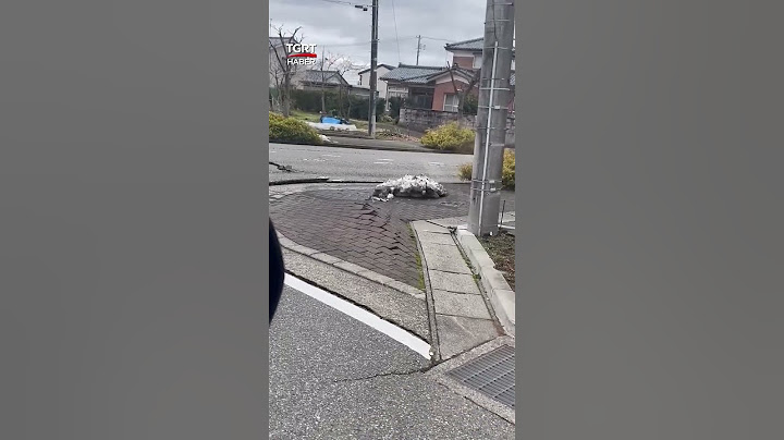 Japonya'daki Depremde Yer Yerinden Oynadı  Yollar Çatladı, Kaldırımlar Yükseldi! #shorts