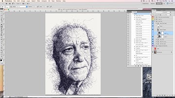 Scribble Pen Sketch Photoshop Action Tutorial