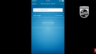Sonicare App Dental Report | Philips | Sonic electric toothbrush screenshot 2