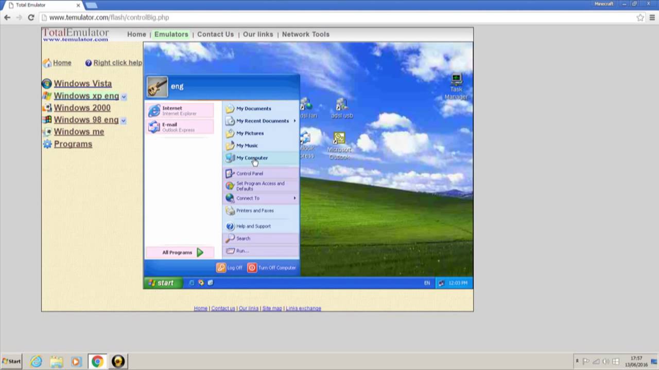windows 95 emulator online games