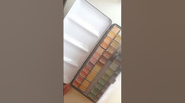 Watercolors #newpaint #watercolor #itsybitsy #littlebirdie #amazon #amazonfinds #aesthetic #unboxing