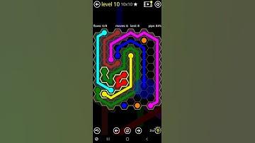 How To Solve Flow Free Hexes Tangle Pack Level 10 10x10 Hard Board Walk Through Solution Walkthrough