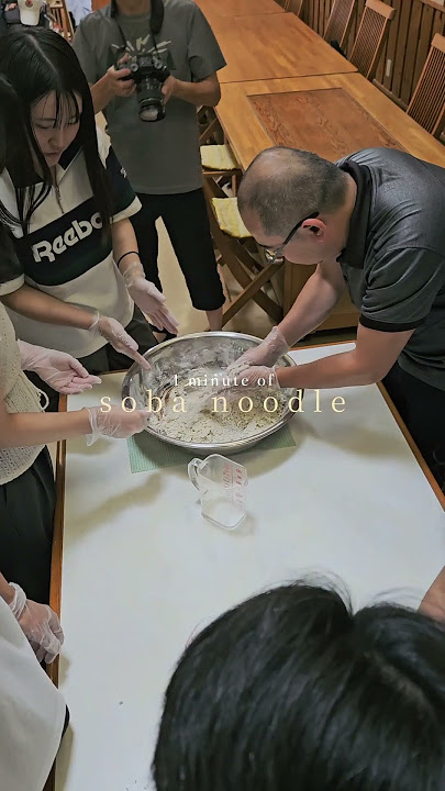 #APU #NIU #SCNU making soba noodle