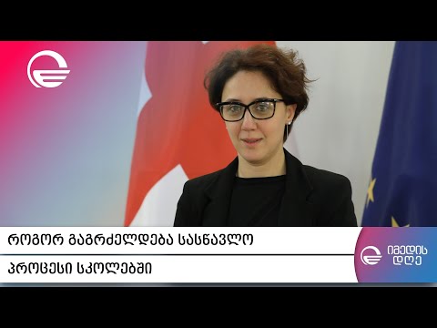 როგორ გაგრძელდება სასწავლო პროცესი სკოლებში -  ეკატერინე დგებუაძე „იმედის დღეში“