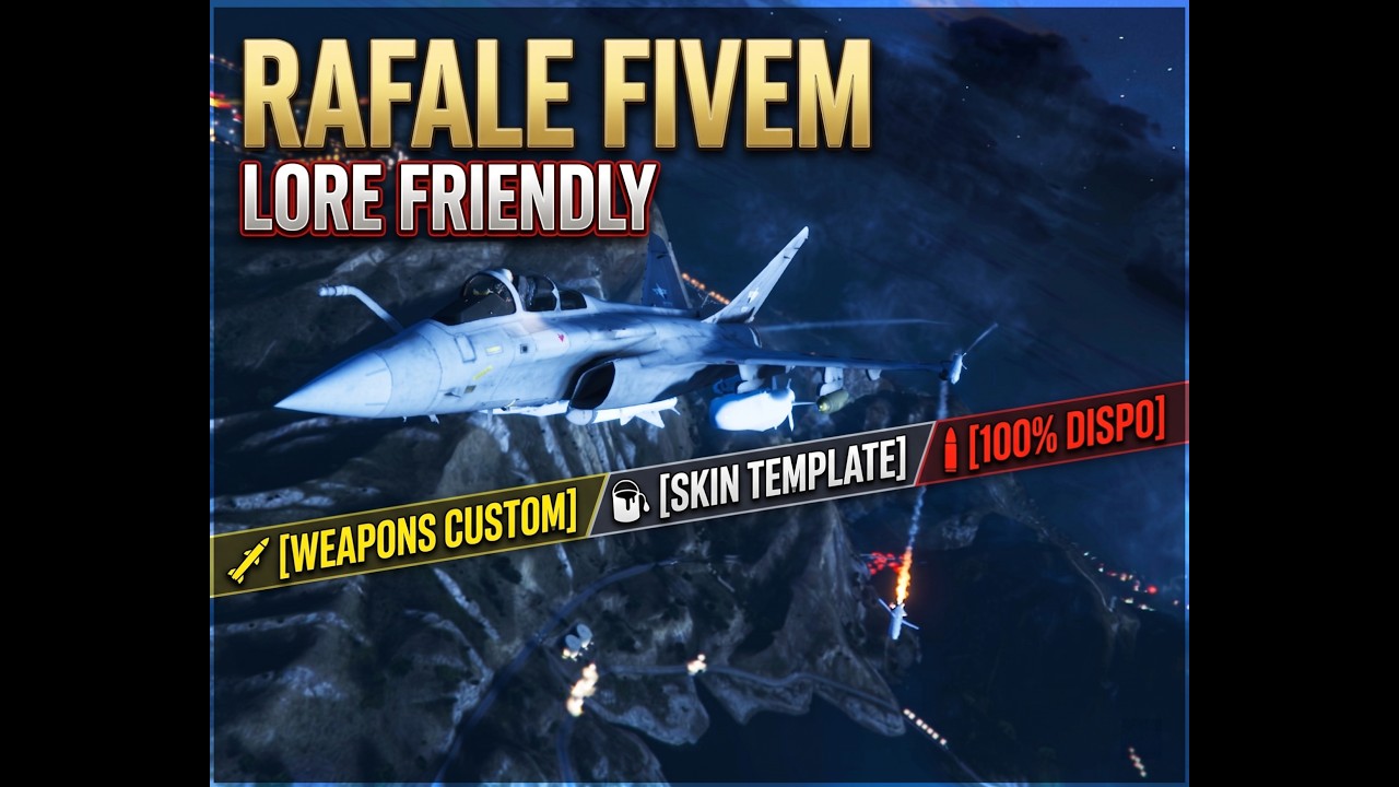 Rafale Fivem Lore Friendly [Weapons Custom] [Skin Template] - YouTube