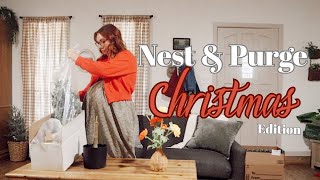 Pregnant Mom of 3 | Decluttering Before Christmas (Real Life Nesting Vlog) 