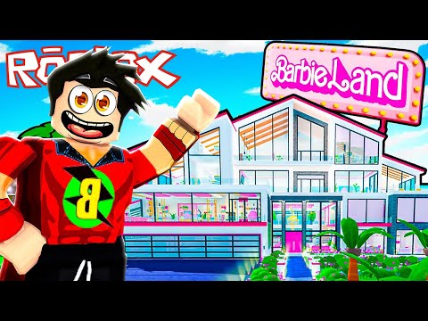 BARBİE İÇİN AQUAPARKLI VİLLA YAPTIM 👧 Roblox Barbie DreamHouse Tycoon