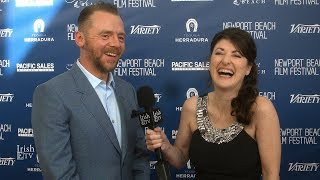 Simon Pegg gets Artist of Distinction Award at the Newport Beach Film Festival