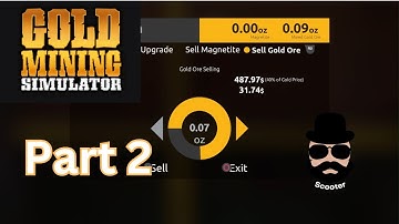 Gold Mining Simulator Walkthrough | Learning the Basics and Striking First Gold (Console - Part 2)