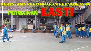 PERMAINAN TRADISIONAL BOLA KASTI || PJOK kelas 6 SDN 1 Sindangkasih #kasti #olahragatradisional