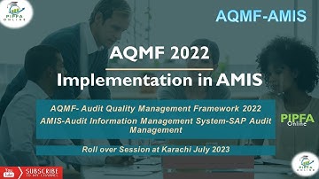 AQMF 2022 Implemenation in AMIS