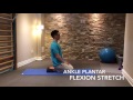 Plantar-Flexion Stretch - YouTube