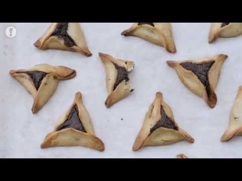 Stopmotion - Hamantaschen recipe with poppy seed filling