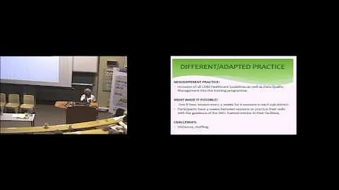 Distance Learning for IMCI - Carol Whittaker