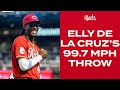 Elly de la cruzs insane 997 mph throw