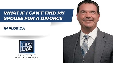 What Happens if I Can’t Find My Spouse and I Want a Divorce?
