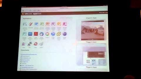 AppBlast Demo Footage from VMworld 2011