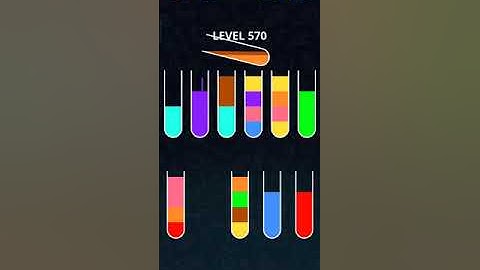 COLOR SORT PUZZLE LEVEL 570