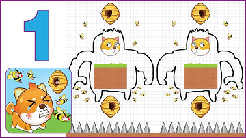 Save The Dog - Draw to Save: Gameplay Walkthrough (iOS,Android) Part 1 - Levels 1 + 25