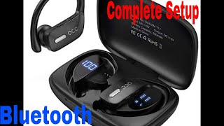 Setup Occiam Bluetooth Headphones Wireless Earbuds