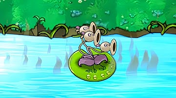 Pvz Fusion 3.1 update new Plant 336: Garlic Poison Three-Line Shooter!