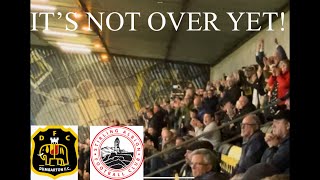 A defeat but it’s not over yet! Dumbarton vs Stirling Albion leg 1/2 semi final league 1 playoff