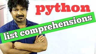 python programming by seenu sir #34 || list comprehensions  ||