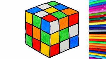 Drawing And Coloring Rubik