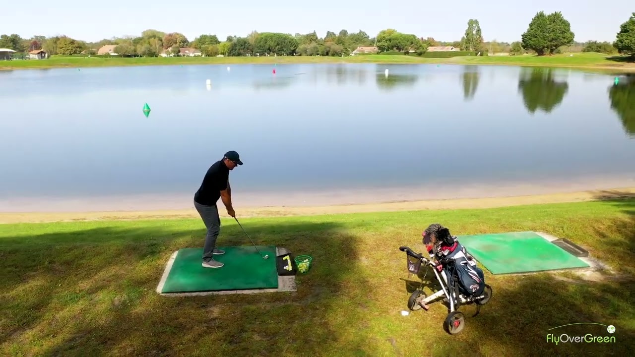 Golf International De Pessac - drone aerial video - Overview