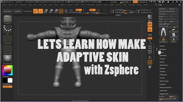 ZBRUSH - MAKE ADAPTIVE SKIN