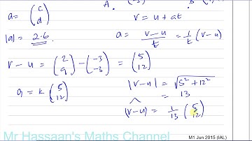WME0101 M1 June 2015 IAL Q7   Vectors