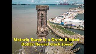 Victoria Tower is a Grade II listed Gothic Revival clock tower