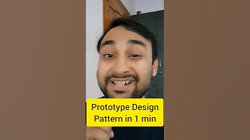 Prototype Design Pattern in 1 min. #java #shortsfeed #shorts #designpatterns #ytshorts #coding #job