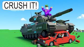 I Used Most OP Tank on Roblox BUT It Destroys Everything