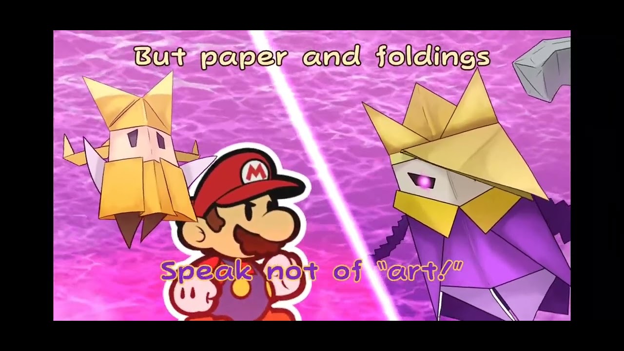 paper mario the origami king olly boss battle song phase 3 - YouTube