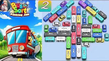 Bus Sort: Car Parking Jame - Level:3 to 14 Full Walkthrough Gameplay#games